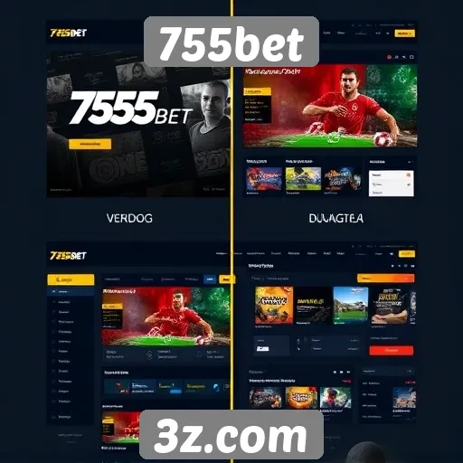 A evolução do design do site 755bet